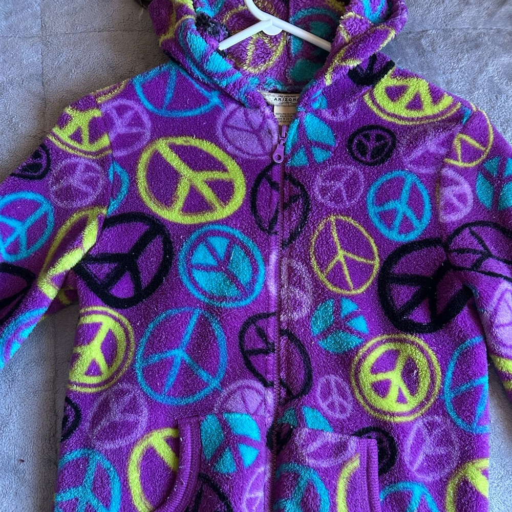 Colorful Peace Sign Kids Hoodie
